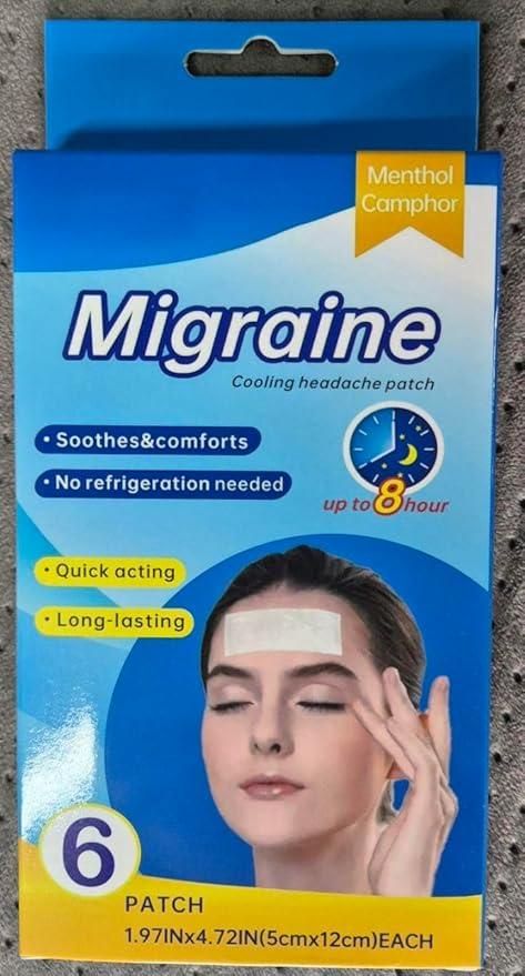 6 Pcs Migraine Cooling Headache Patch