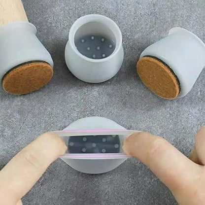 Chair Leg Caps for Furniture - Easy Movement & No More Floor Scratches.